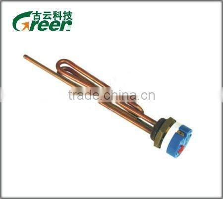 Copper heater element with thermostatic