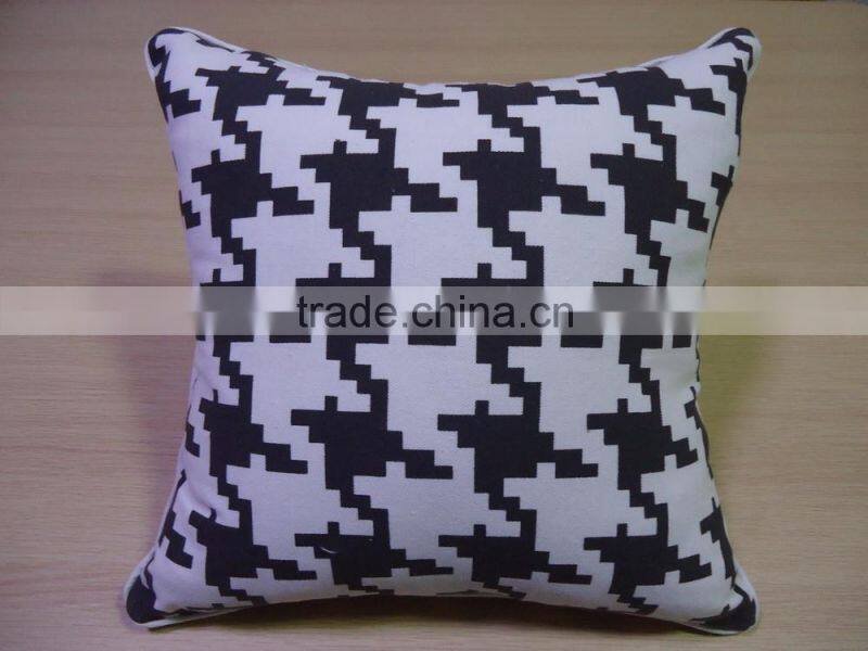 embroidered polyester/cotton canvas handemade printing outdoor cushion