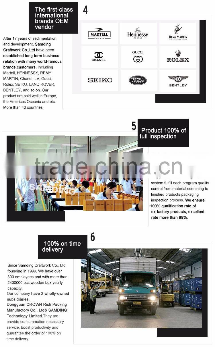 high quality wooden box for health care product food packaging box