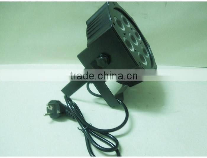 7pcs*3w RGBW LED Flat Par Light LED Wash Effect Indoor Stage Lighting