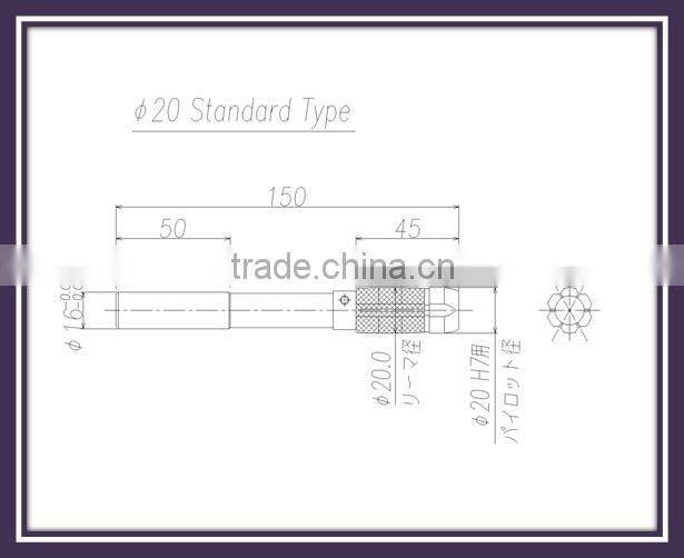 The best way to finish precision hydraulic cylinder : TAKEZAWA's DIAMOND/CBN REAMERS.