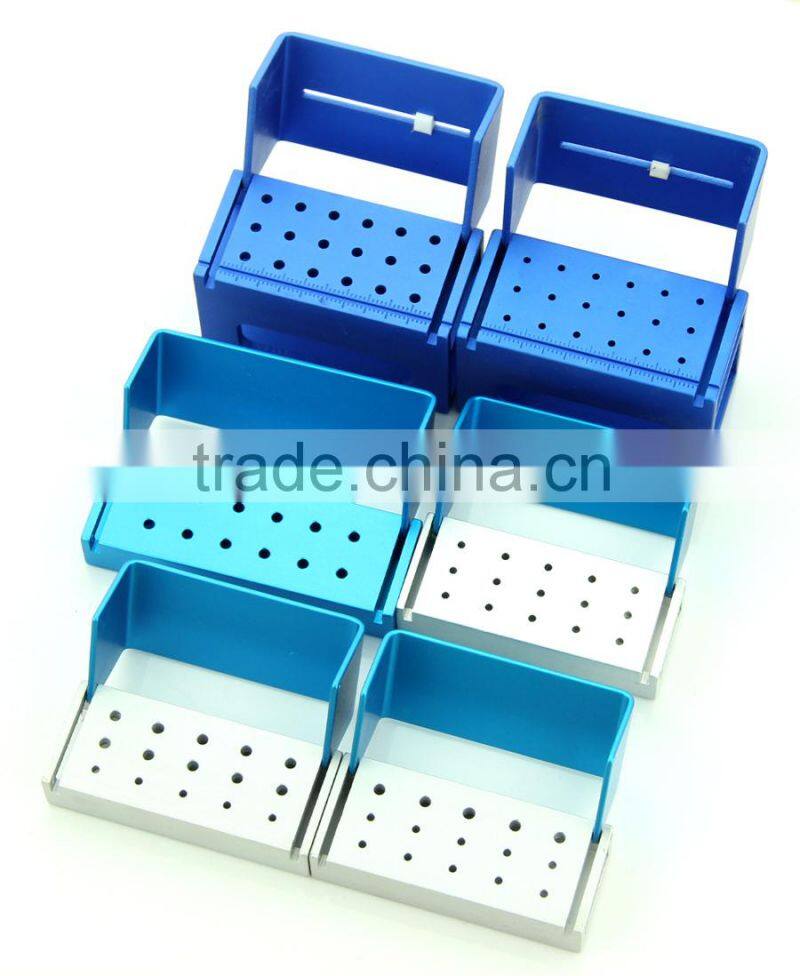 12 holes RA shank aluminum dental bur holder