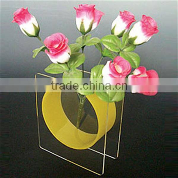 exquisite design clear acrylic flower pots Shenzhen factory