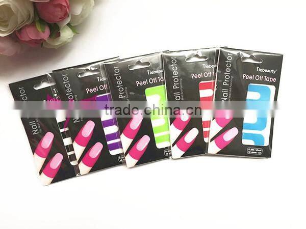 New arrival 10pcs Peel off Nail Art Tape Stickers Nail Glue Stickers Printer Protector