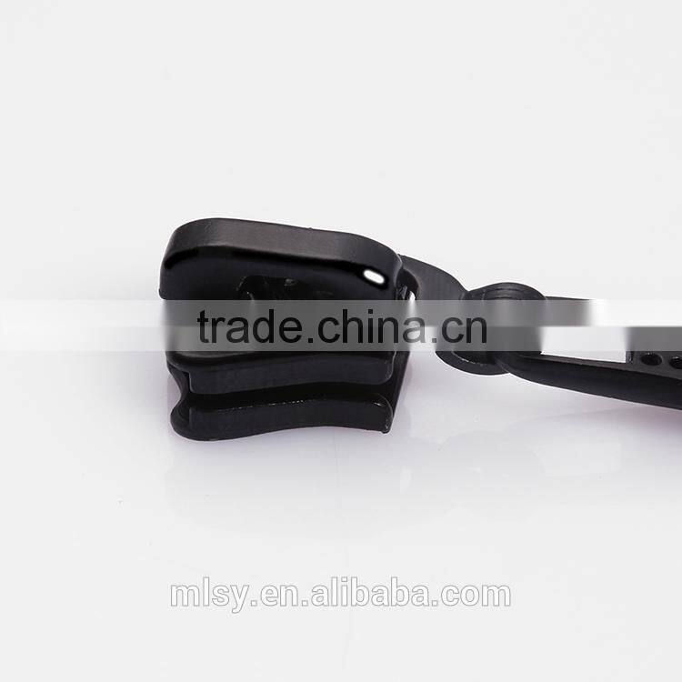 Special black zipper slider and pullers metal B1-80046