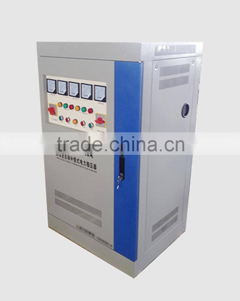 Automatic 60kw industrial voltage stabilizer 3 phase digital voltage regulator