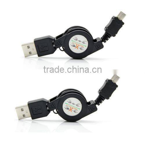 Retractable Micro USB Cable for Samsung Devices