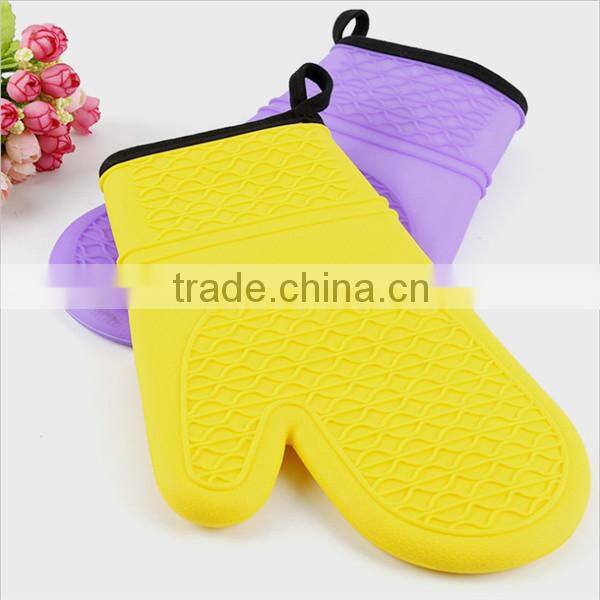Hot sale heat resistant silicone bbq gloves