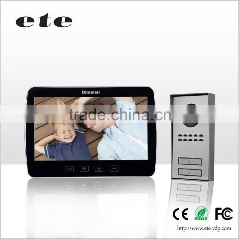 10 inch TFT-LCD ETE 700tvline Smart home security system automatic hd ring doorbell video