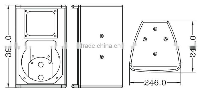 PR-802 spe audio dj sound box, pa system, loudspeaker box, 8" karaoke professional speaker