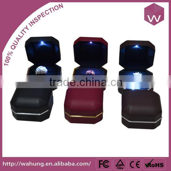 Unique LED ring boxes wholesale, gift box for jewelry ring led