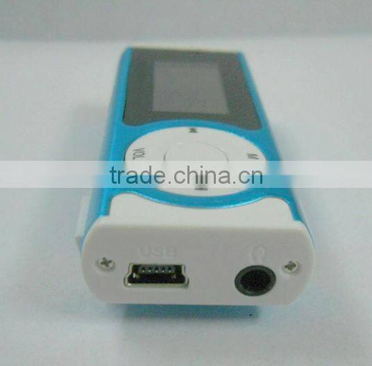 2014 New gift Clip screen MP3 Player flash light mp3 player with screen,high quality mp3 player