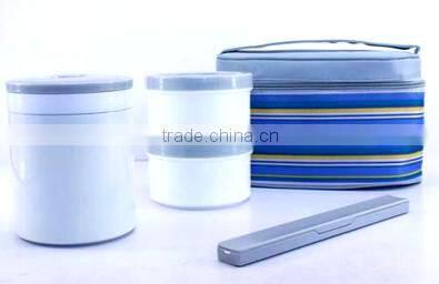 Japanese stainless steel and pp plastic thermal lunch box