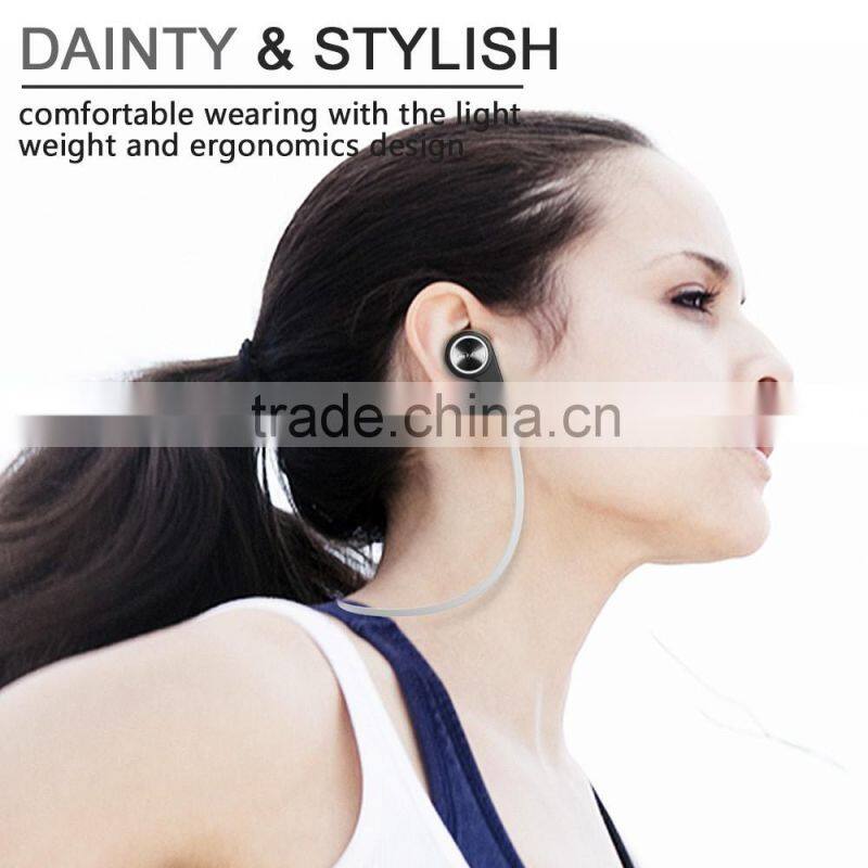 Bluetooth Earbuds V4.1 Wireless Sports Headphones Sweatproof Running Stereo Headsets Built-in Mic/APT-X for iPhone 6s
