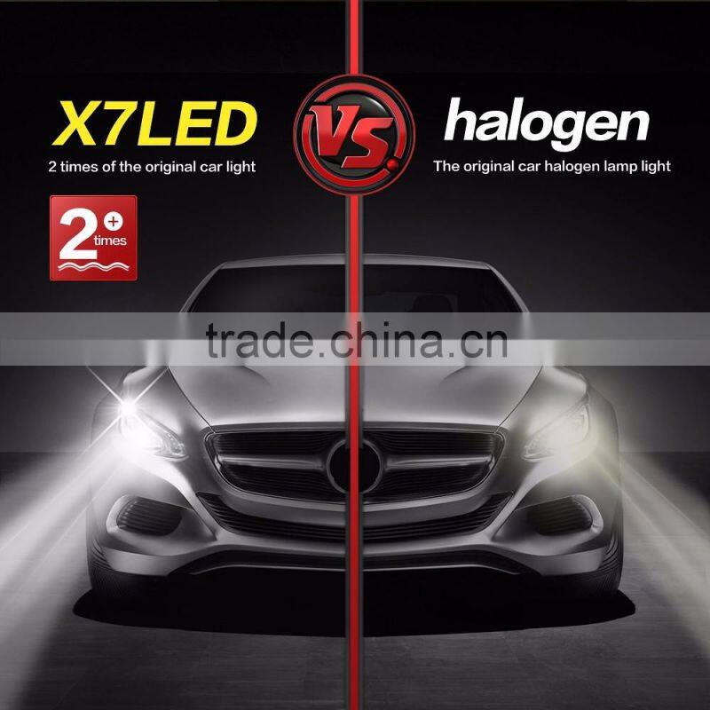 High power 40 120w 6000k 7 inch round led headlight hi and low beam for Jeep