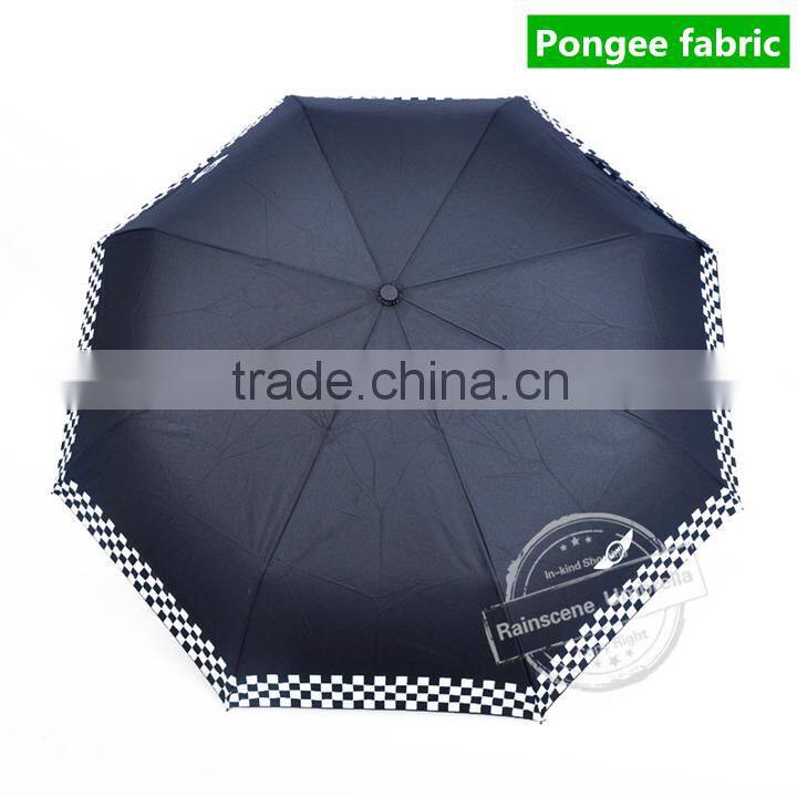 original 21 inch*8K 3 folding automatic telescopic advertising umbrella series