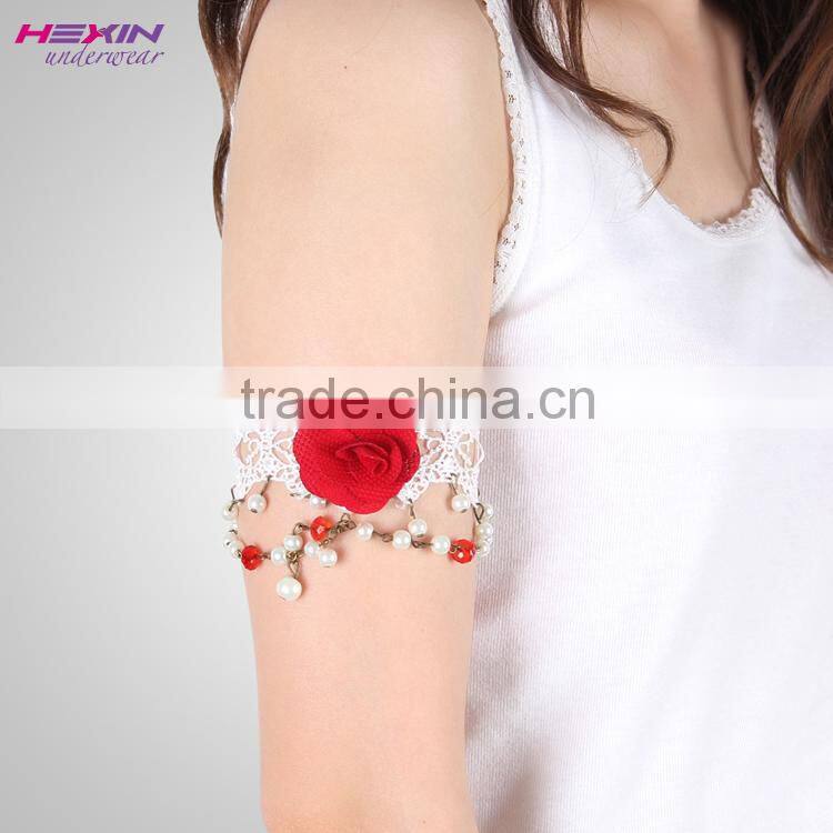 White Small Flower Fashion Girls Armband Cheap Chain Fashion Bracelet
