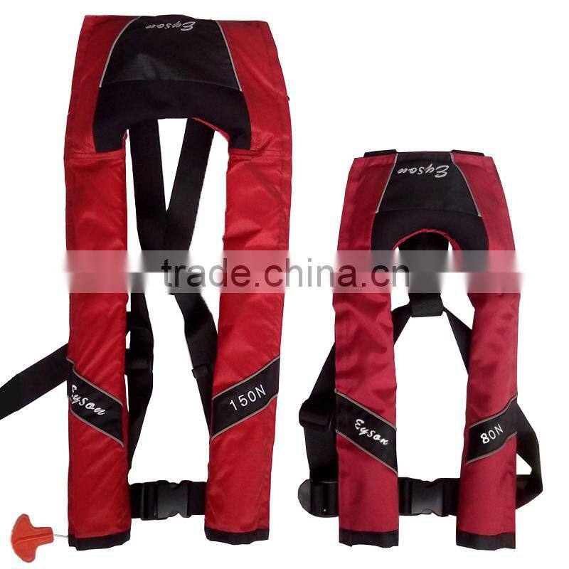 2015 fashional custom neoprene adult&kids inflatable life jacket