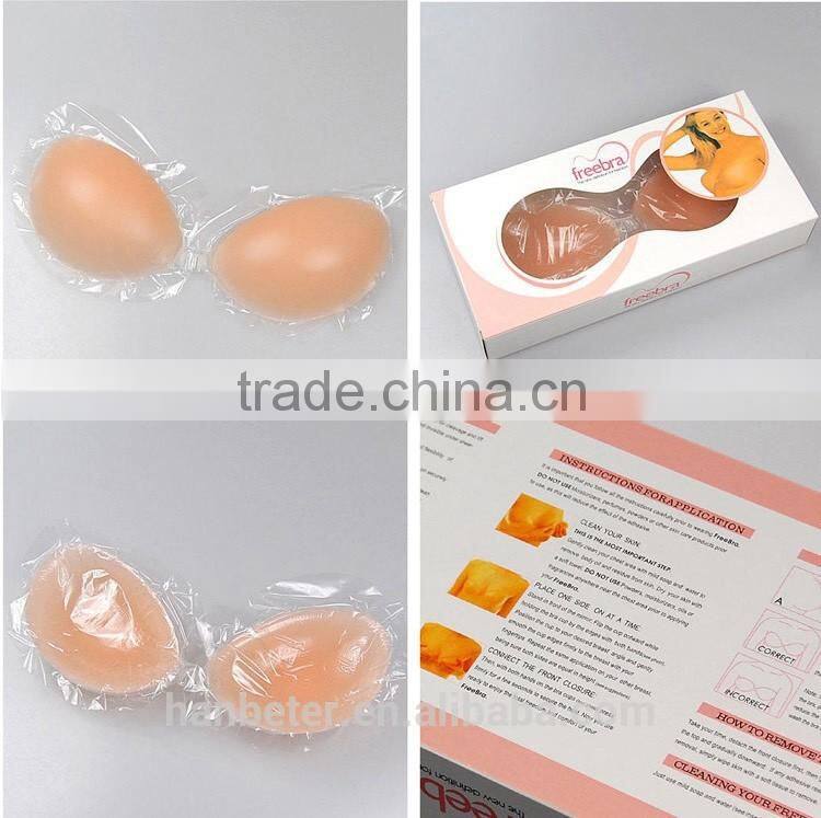 Eco-friendly,Odorless,Silicone attractive bra ladies sexy underwear with A,B,C and D size for choosing
