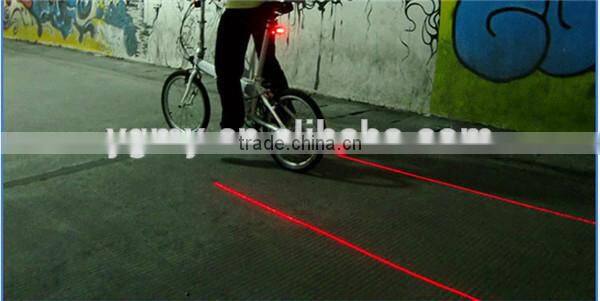 Flashing Bike Cycling 5 Led +2 laser Tail Light Waterproof Cycling Safety Bicycle Rear Lamp Warning Bike Laser