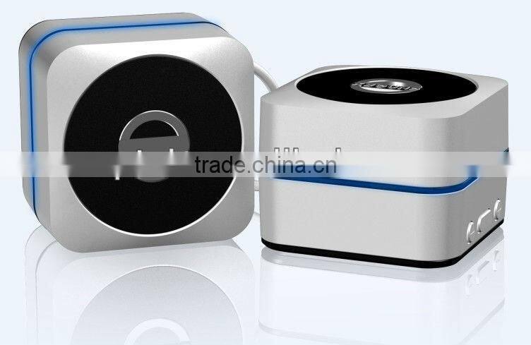 NEW DESIGN Aluminum wireless protable bluetooth MINI speaker for mobile iphone and table pc ipad