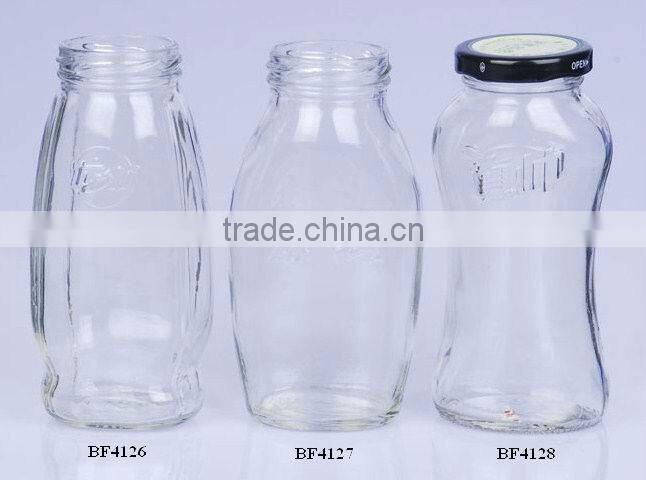 wide mouth glass jar for storage