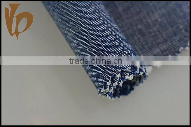 Linen polyester viscose blend fabric rayon fabric yarn dyed interwoven fabric 190gsm for pants