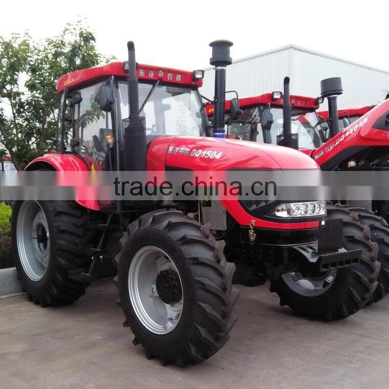 Africa hot selling DQ1504 150HP 4WD High quality China Cheap Farm Tractor with ISO,CE,PVOC,COC certificate