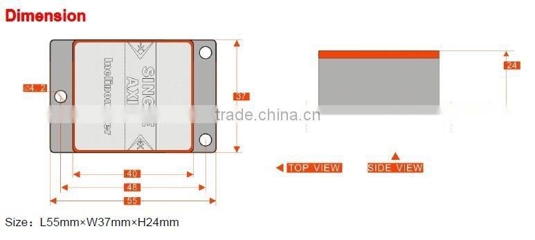 LCA318T Single Axis Low Cost Inclinometer With Current output(4~20mA or 0~20mA optiontal )