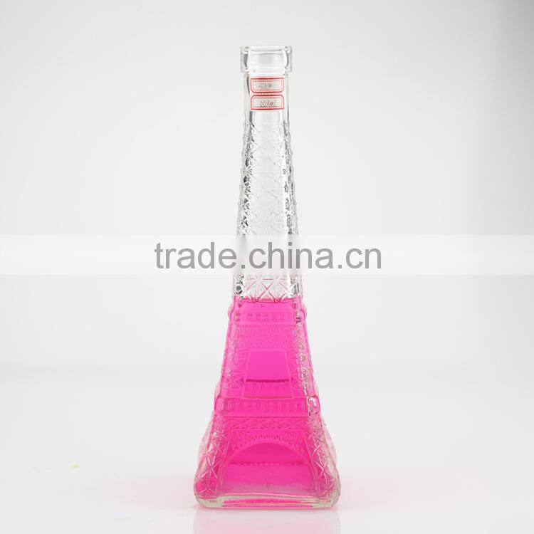 grey frosted glass bottle 750ml soda water glass bottle glass oil vinegar bottle