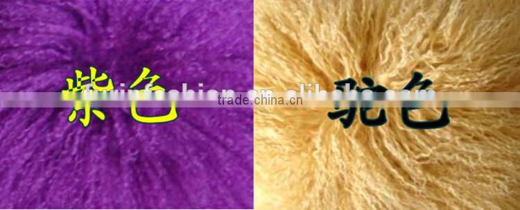 Hot sale Mongolian Lamb Fur Pillow Fur Cushion Cover