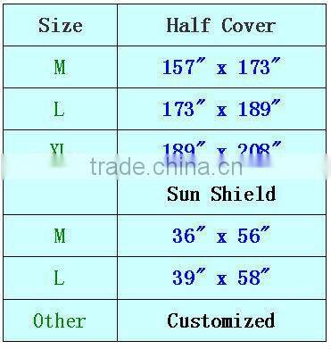 Fast production hot selling hail proof car cover new design car cover collapsible peva car cover