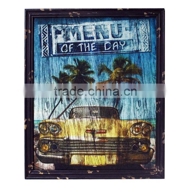 2016 New Design Wall Picture Jute Printing