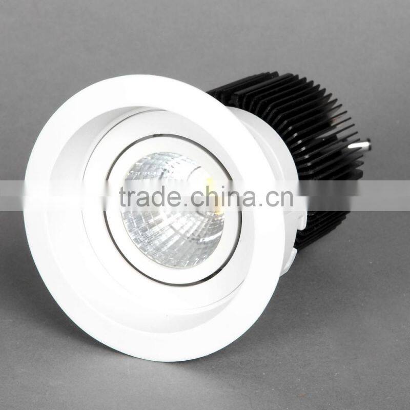 Popular down lighting cob chip high brightness 6W 9W 13W led spot light