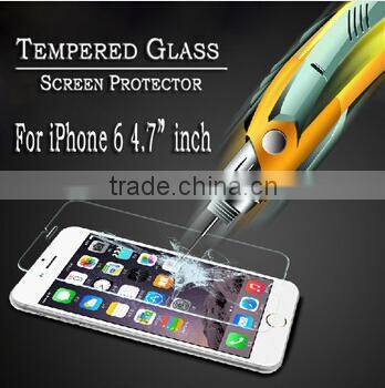 Shenzhen Manufacturer Factory price 0.2mm Full Screen Cover 9H Hardness for apple iPhone 6 tempered glass screen protector