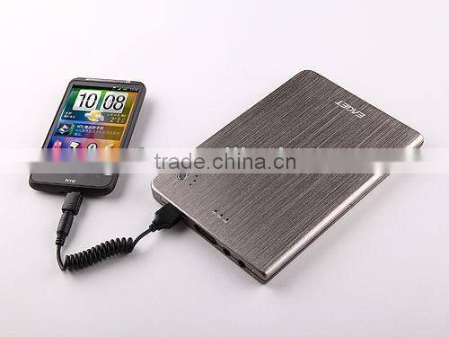 16000mAh wooden apperance metal cover laptop power bank external battery