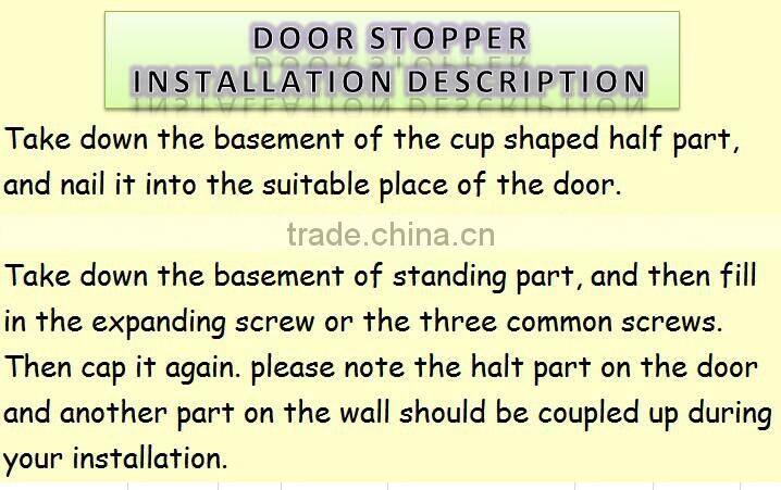 Best price and high grade zinc alloy furniture hardware door stoppers