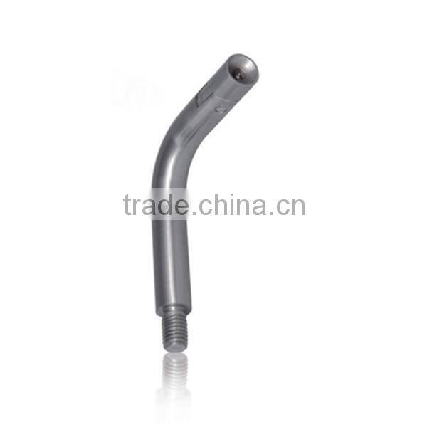 inox 90 degree M8 thread handrail bracket thread bent for railing and stairs