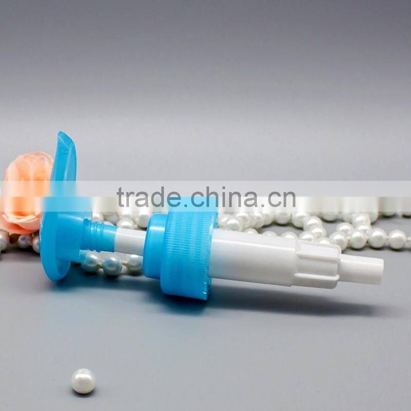33mm ribbed left-right lockable system plastic lotion dispenser pump