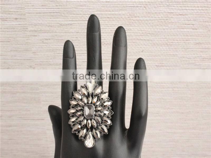 Nice Design Crystal Rhinestone Rings wholesale, Stretch Rings with Fashion Stretch