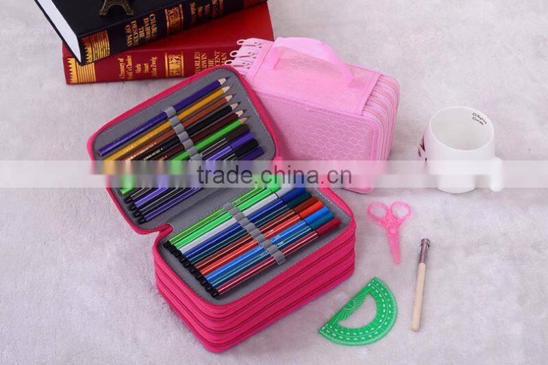 Portable multifunctional plastic pen display case