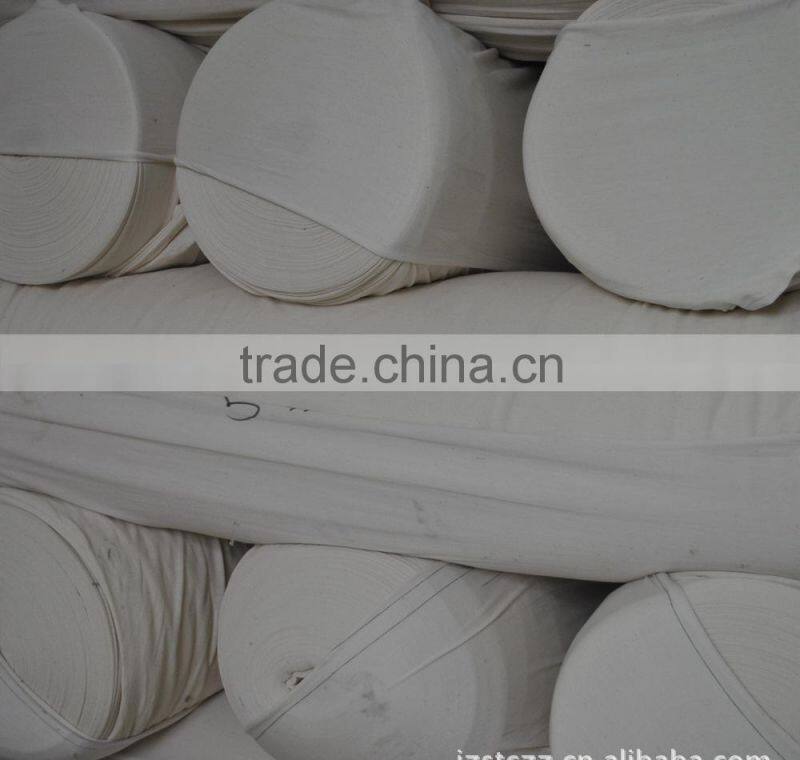 100% bamboo 100% spun polyester single jersey knitted fabric