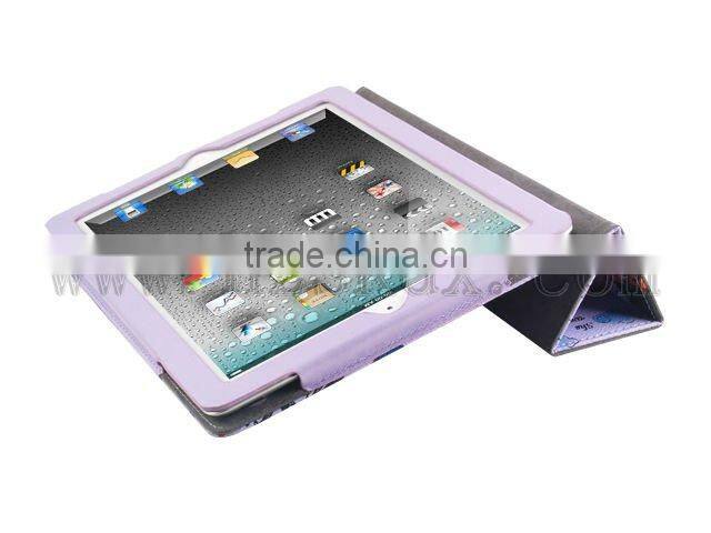 clearance sale SiKai girls cartoon PU leather case for the new ipad 3 2