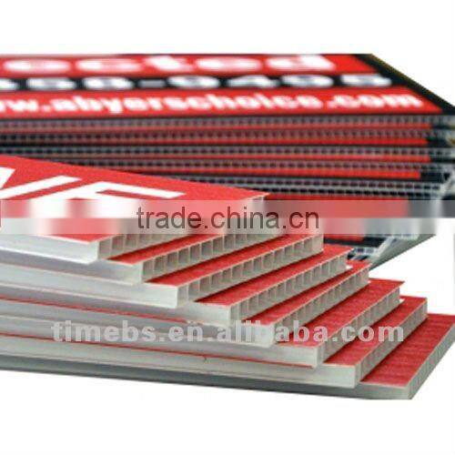 Plastic portable outdoor signs