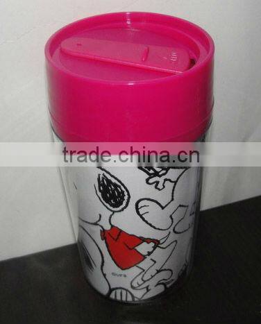 double wall plastic coffee mug