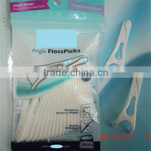 dental floss pick, shred resistant toothpick, FDA certification,