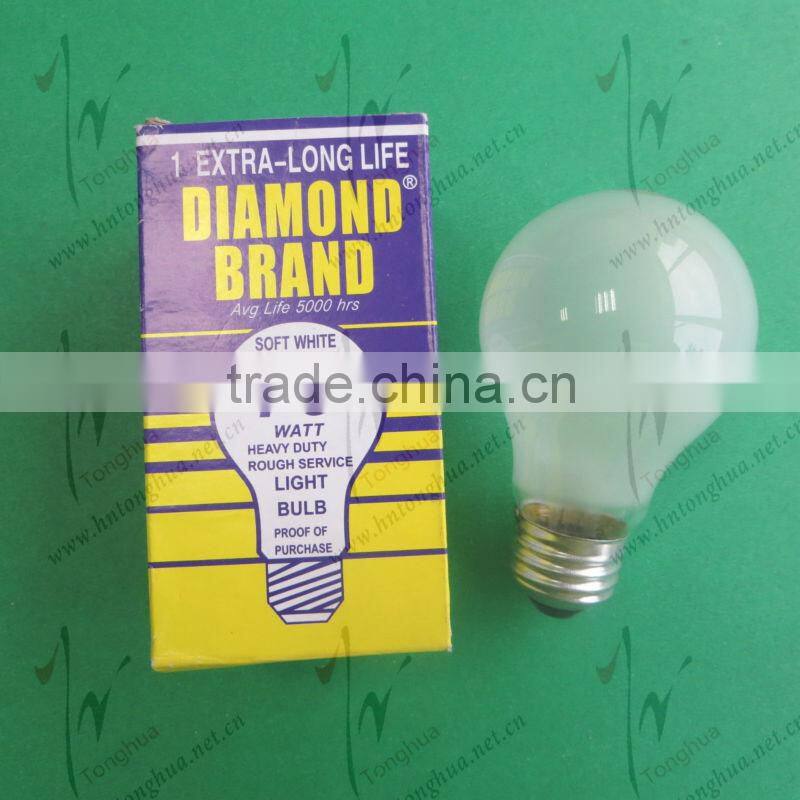 GLS 100W Frosted Bulb E27, 110-120V, Long Life