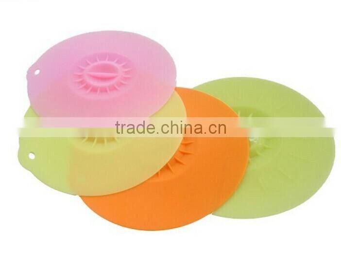 Silicone Suction Lid & Food Cover Large medium small size silicone pot cover