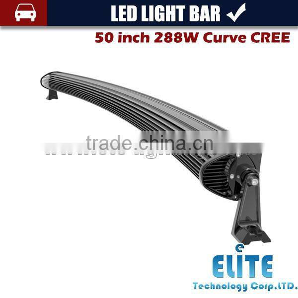 50inch 288W Curved Led Light bar Off road