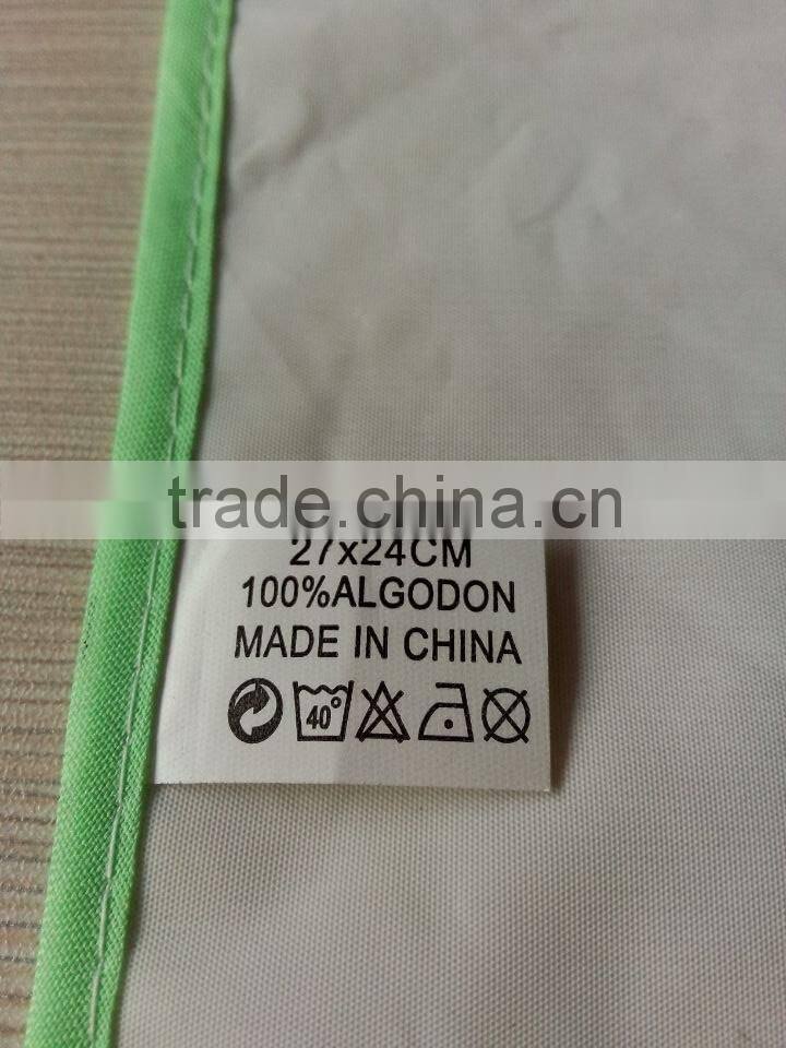 100% cotton terry jacquard bib for baby